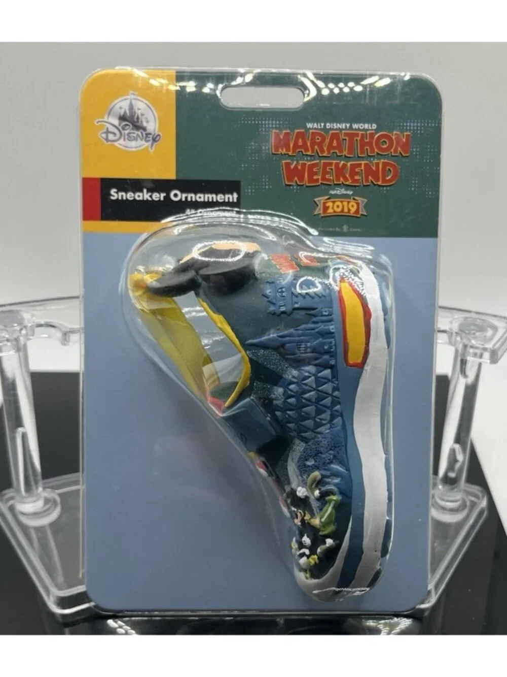 NEW DISNEY PARKS 2019 Run Disney Marathon Weekend Ornament Sneaker Mickey Mouse